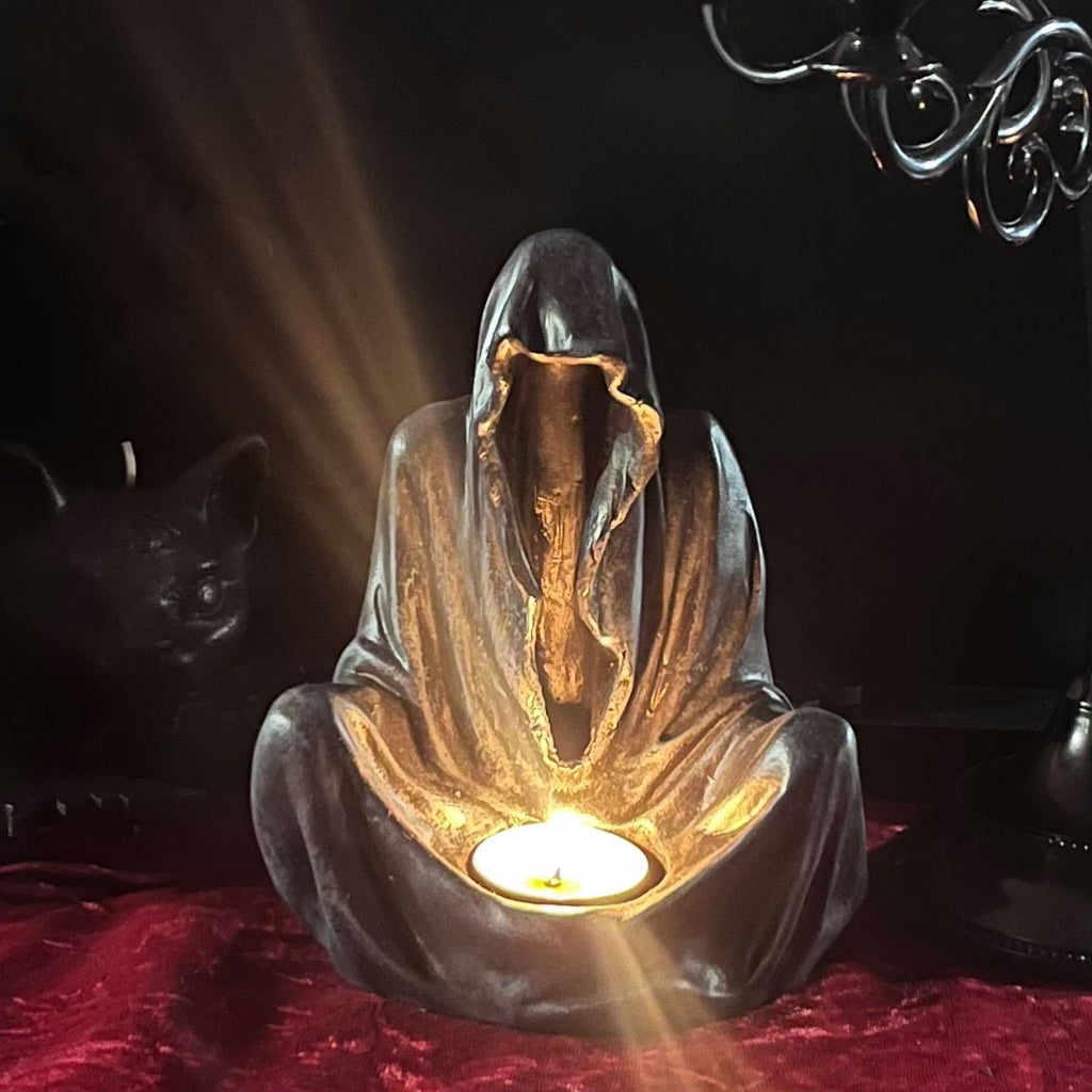 Final Flame Grim Reaper Tea-Light Candle Ornament
