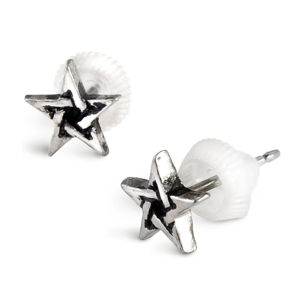 Alchemy Pentagram Stud Earrings