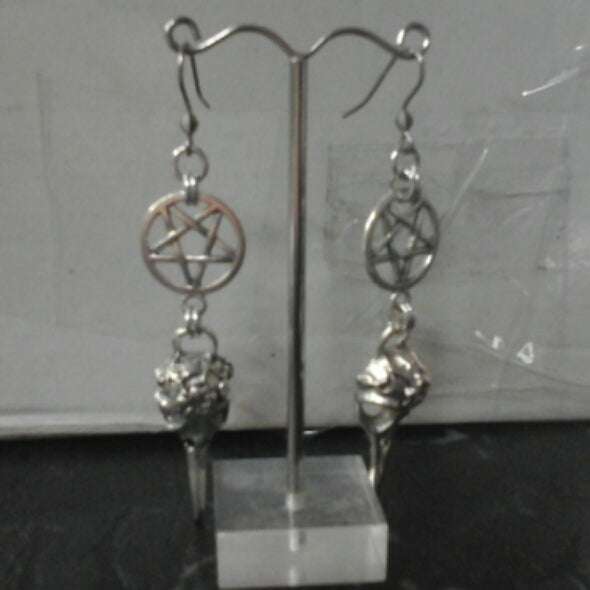 Raven Occult Earrings
