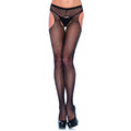 Fishnet Suspender Open Tights