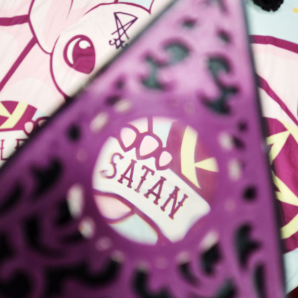 Pink Bat Cushion