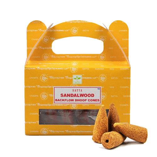 Backflow Sandalwood Sataya Incense Cones