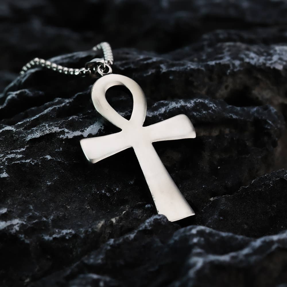 Smoldering Ankh Necklace