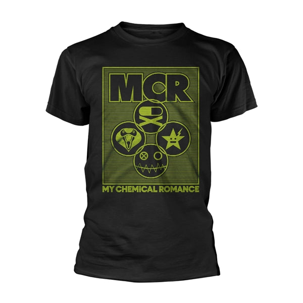 MY CHEMICAL ROMANCE (MCR) Lock Box Band Logo Tee