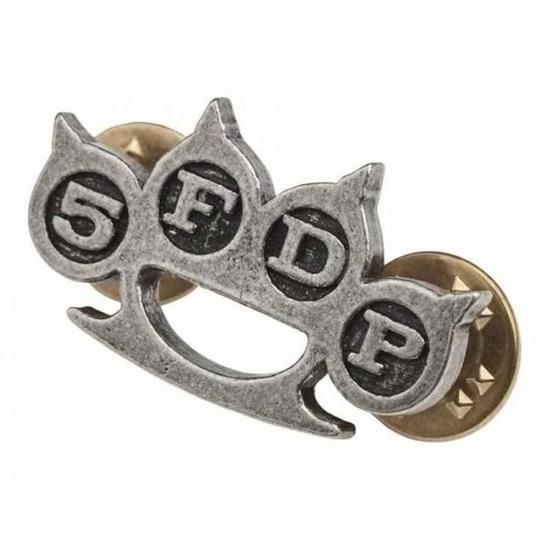FIVE FINGER DEATH PUNCH (5FDP) Metal Pin Badge