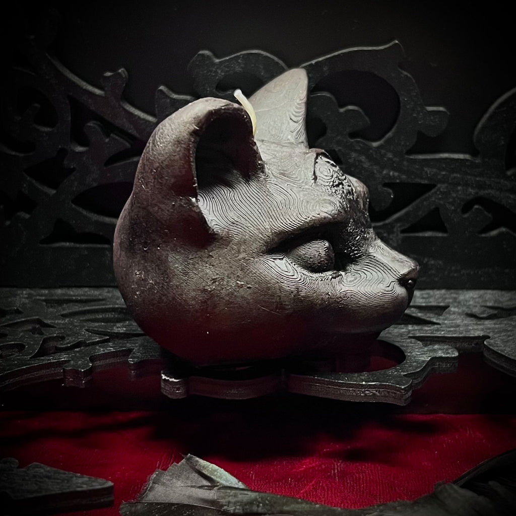 All Seeing Mystical Kitty Candle