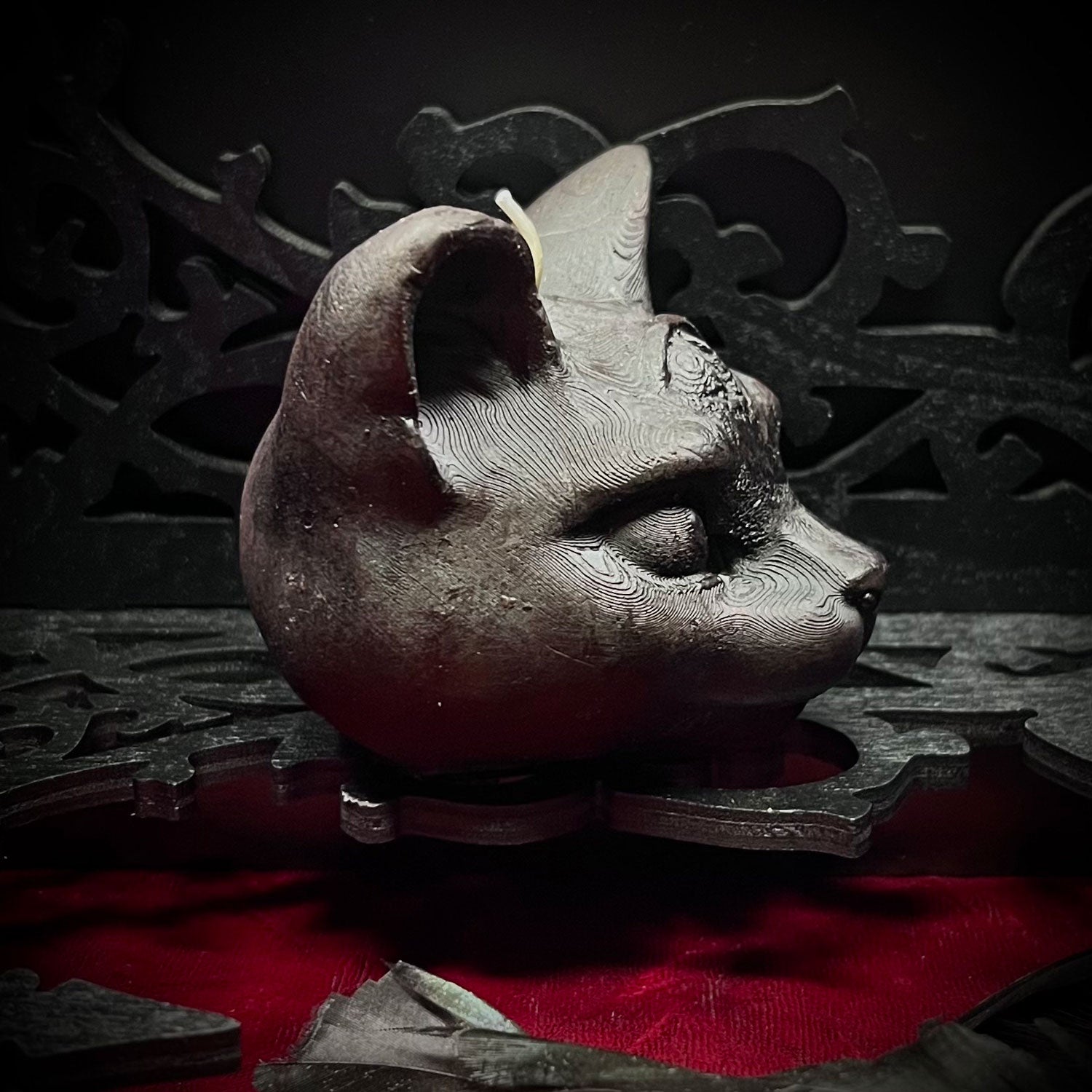 All Seeing Mystical Kitty Candle