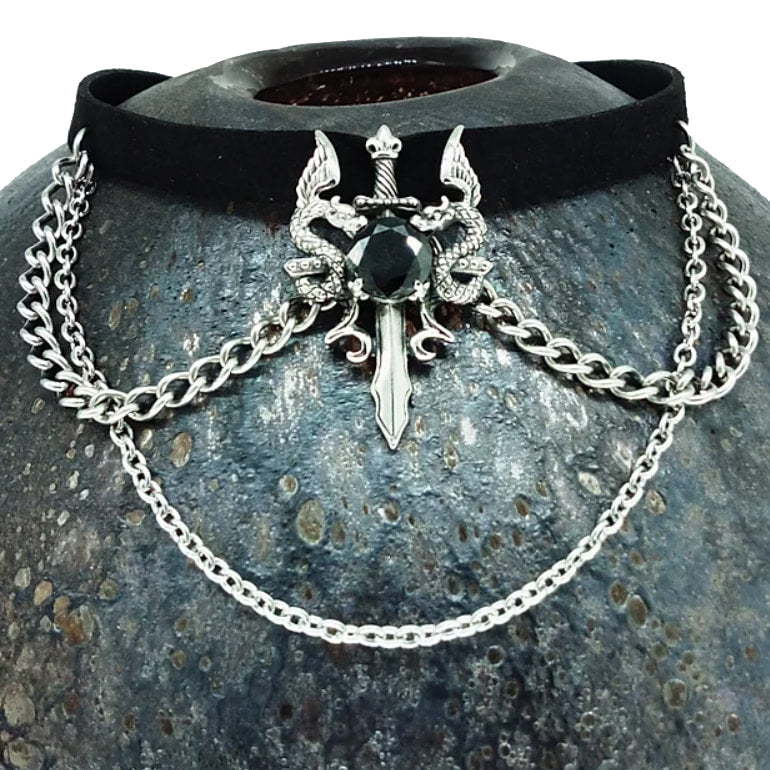 Dragon Royale Vegan Leather Choker