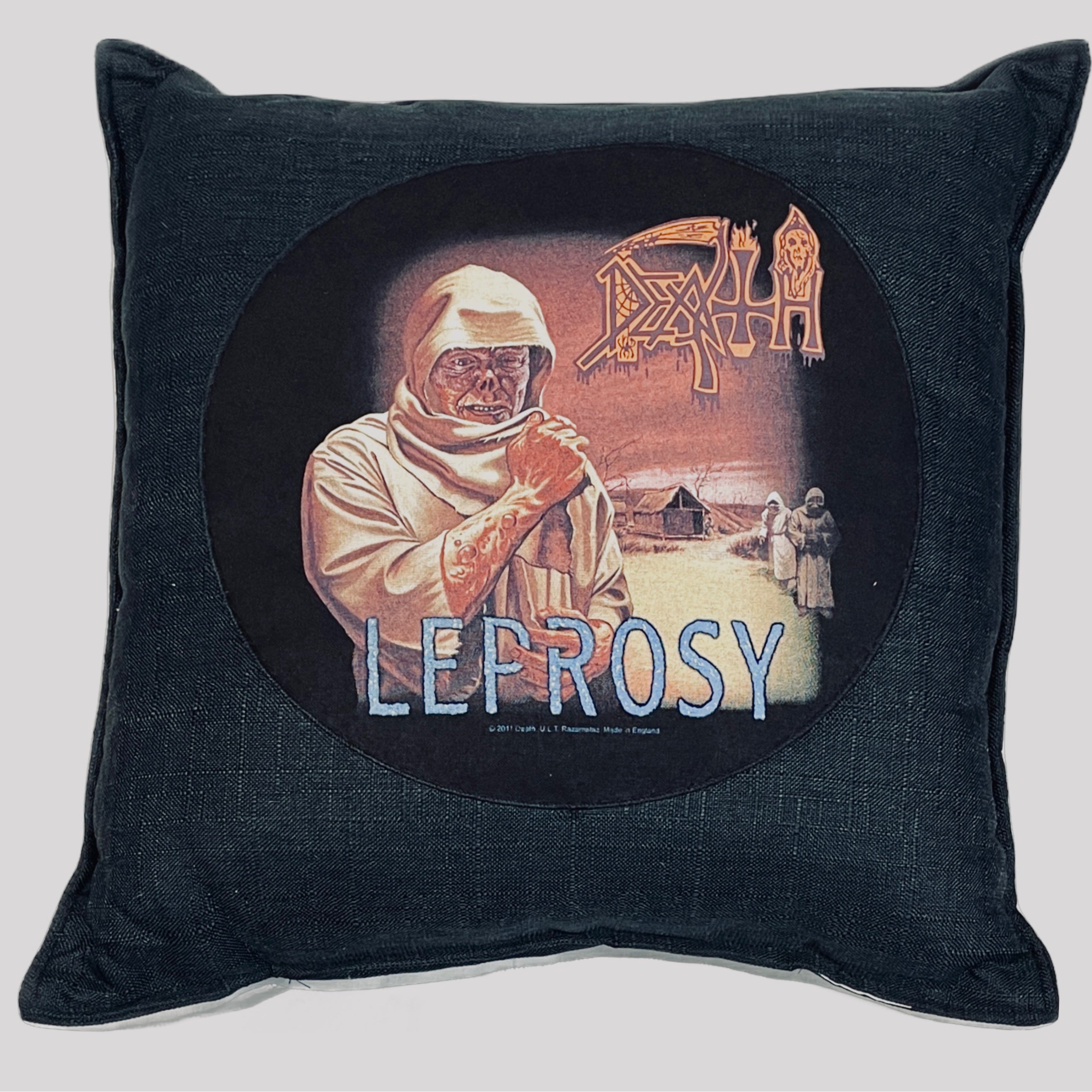 DEATH Leprosy Patch Cushion