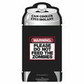 Zombie Warning Can Cooler