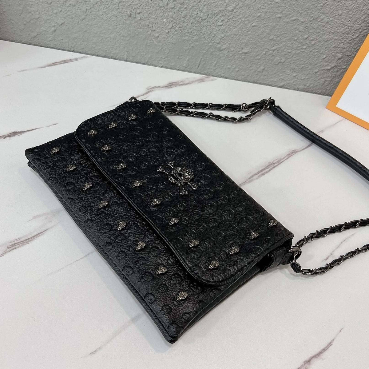 Pretty Vacant Skull Chain Shoulder Strap
