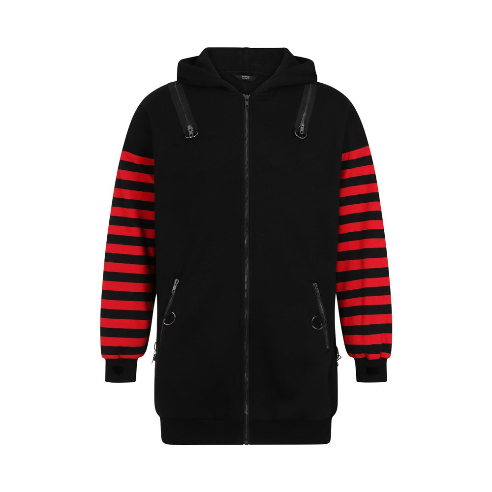 Portia Blood Stripe Hood