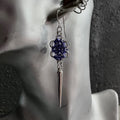 Chainmaille Purple Vortex Earrings