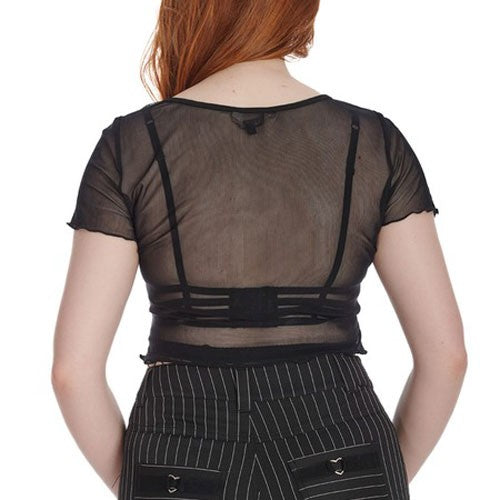 Moody Heart Mesh Top