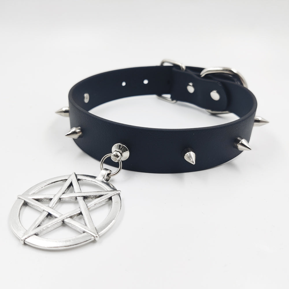 Hex Me Pentagram Collar