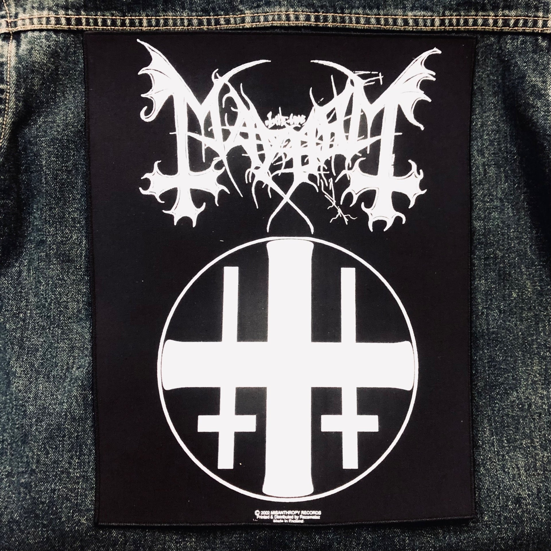 MAYHEM Back Patch