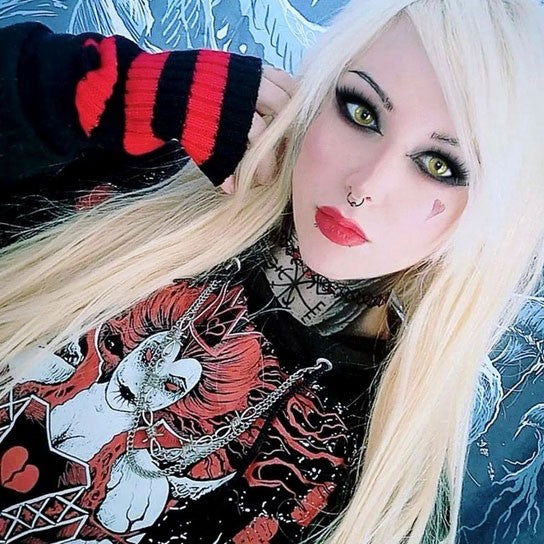 Bloodthirst Striped Leg Warmers
