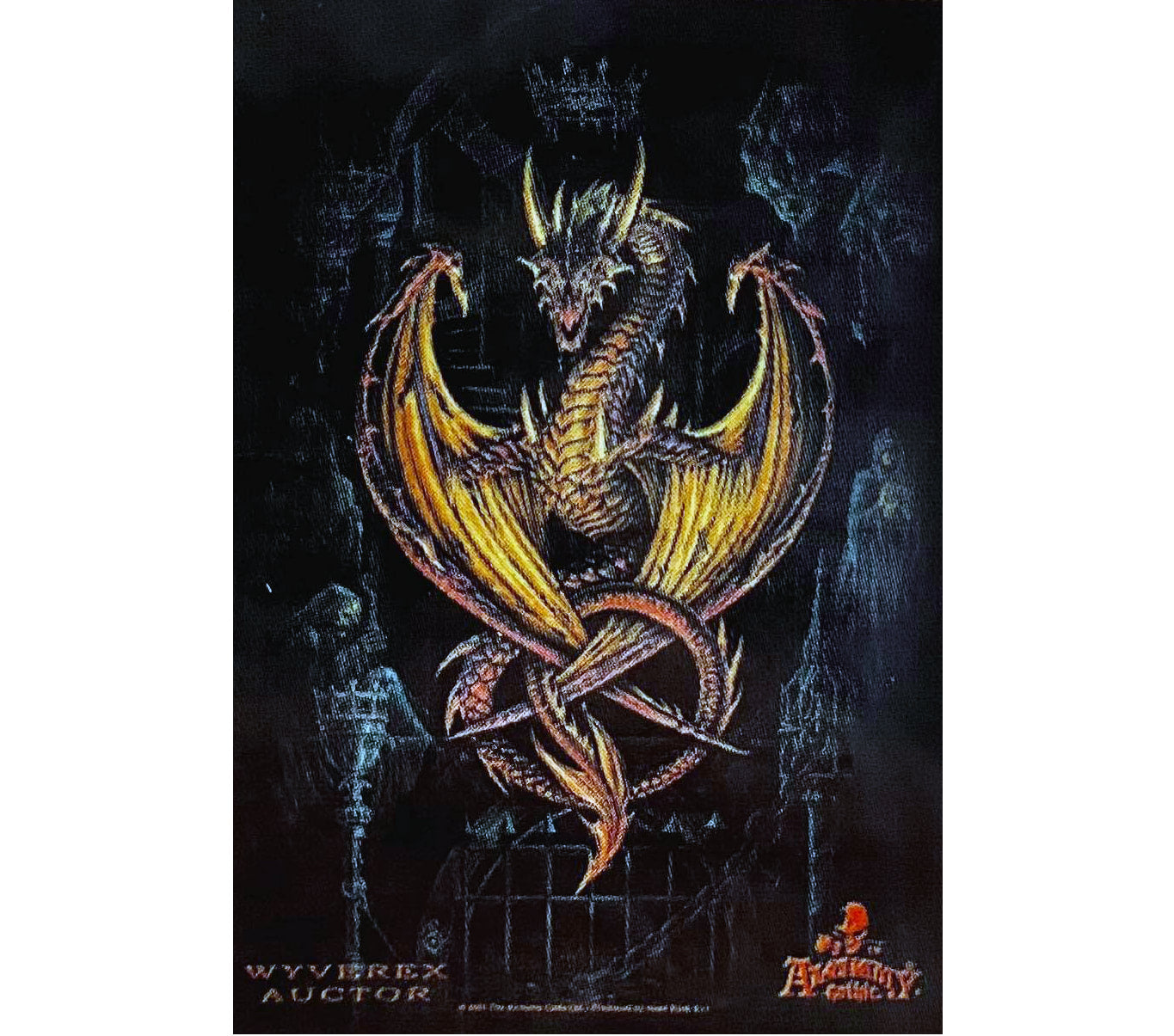 Wyverex Auctor Alchemy Dragon Wall Flag