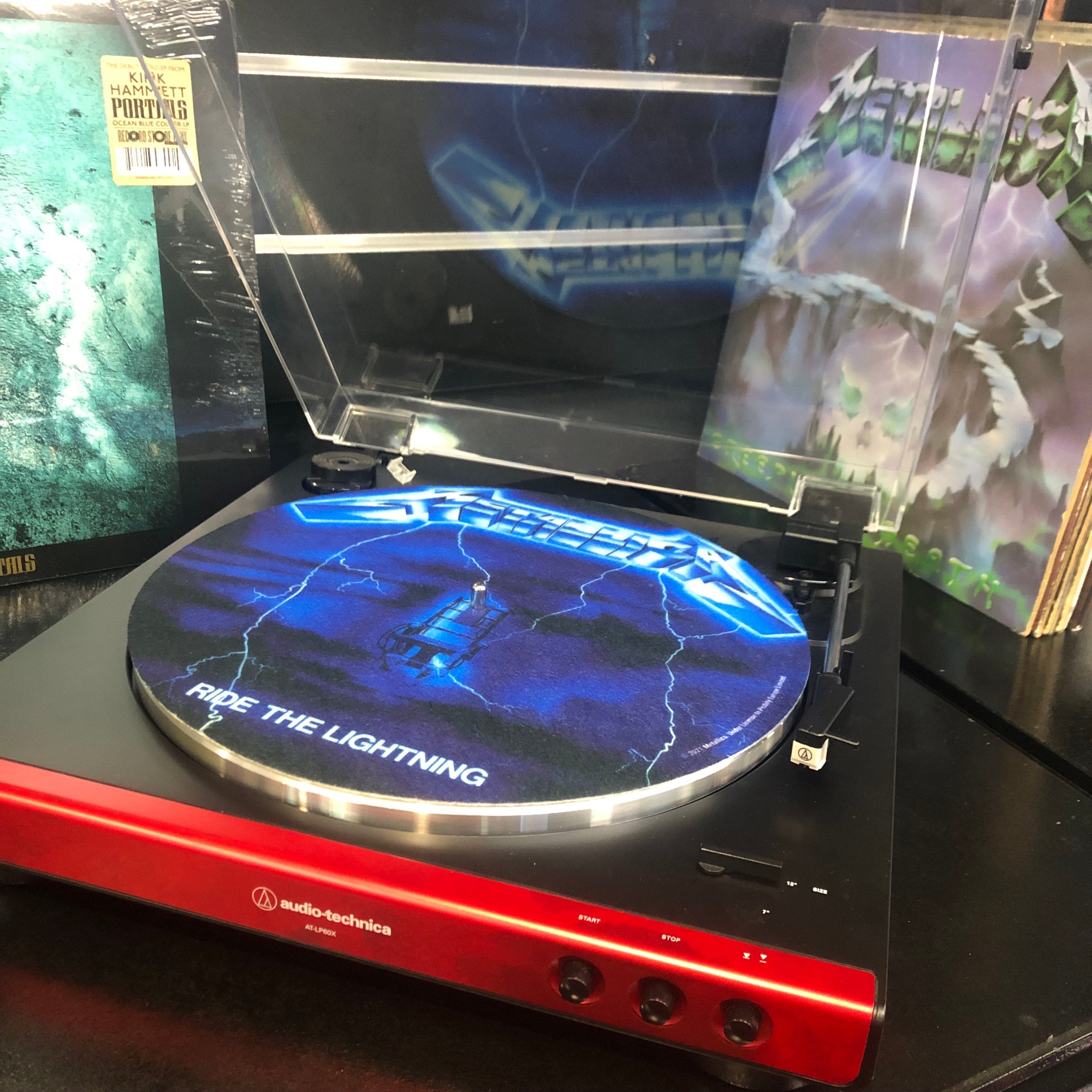 METALLICA Ride the Lightning - Record Turntable Slip Mat