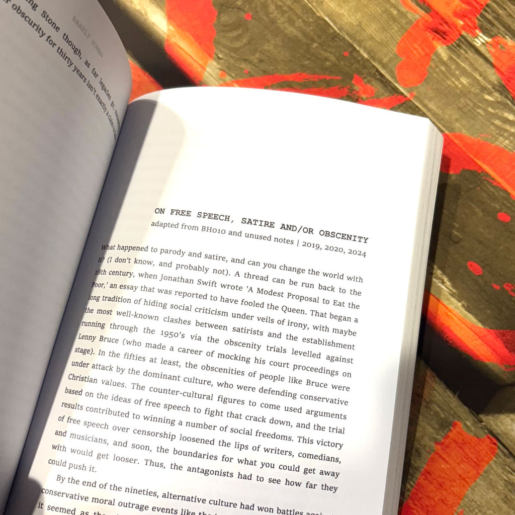 Barely Human: Dispatches From An Underground Music Anti-History (2014-2024) Book