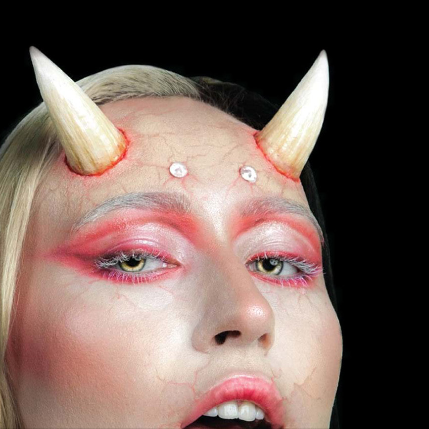 Black Label Latex Large Devil Horns