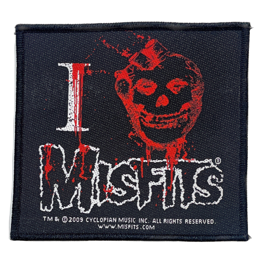 MISFITS I Heart Misfits Patch