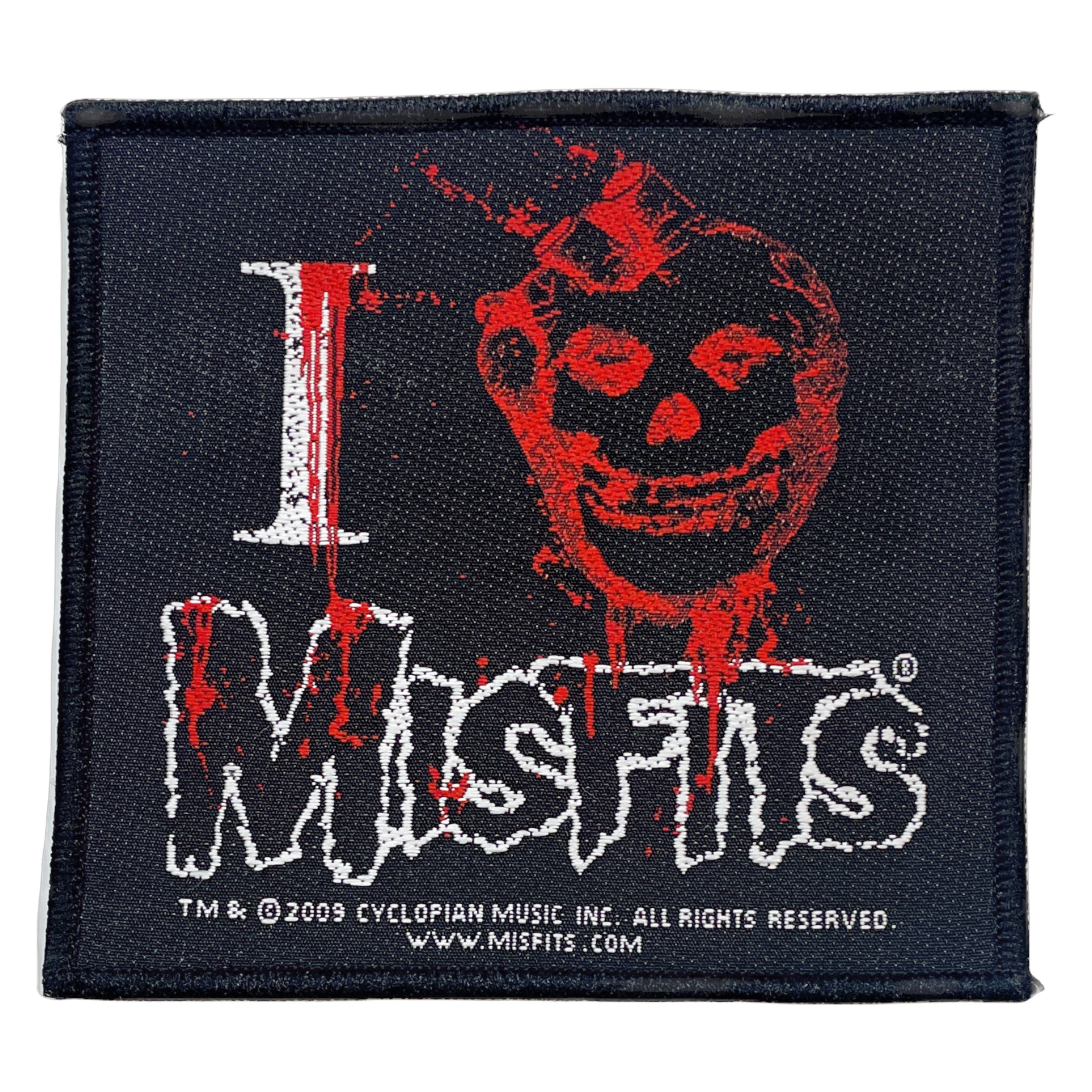 MISFITS I Heart Misfits Patch