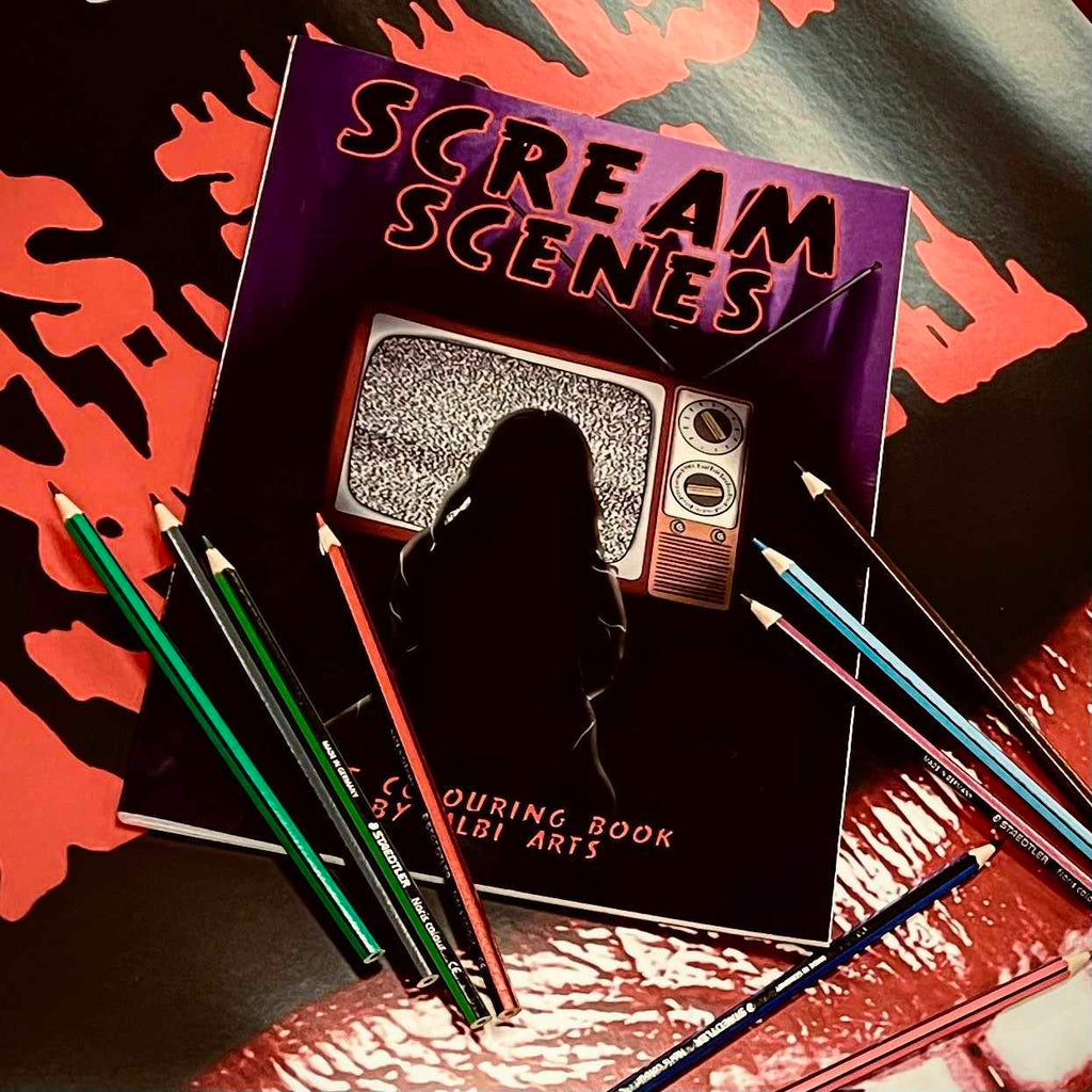 Scream Scenes Colouring Book
