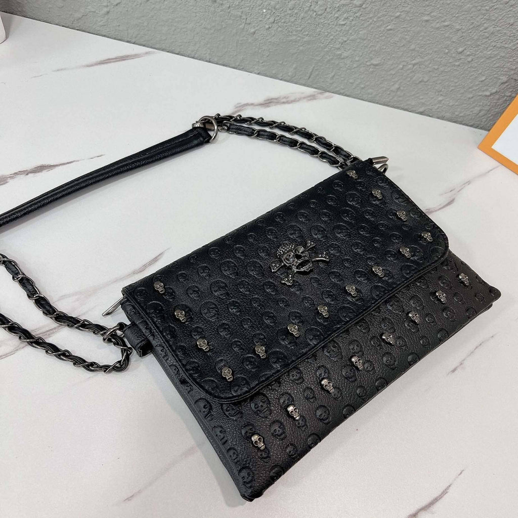 Pretty Vacant Skull Chain Shoulder Strap