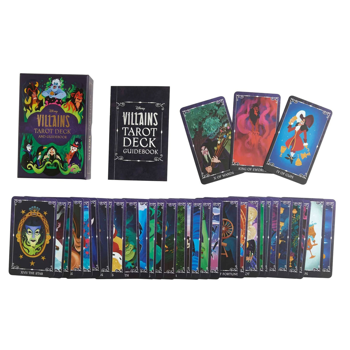 Disney Villains Tarot Deck and Guidebook: Mega-Sized
