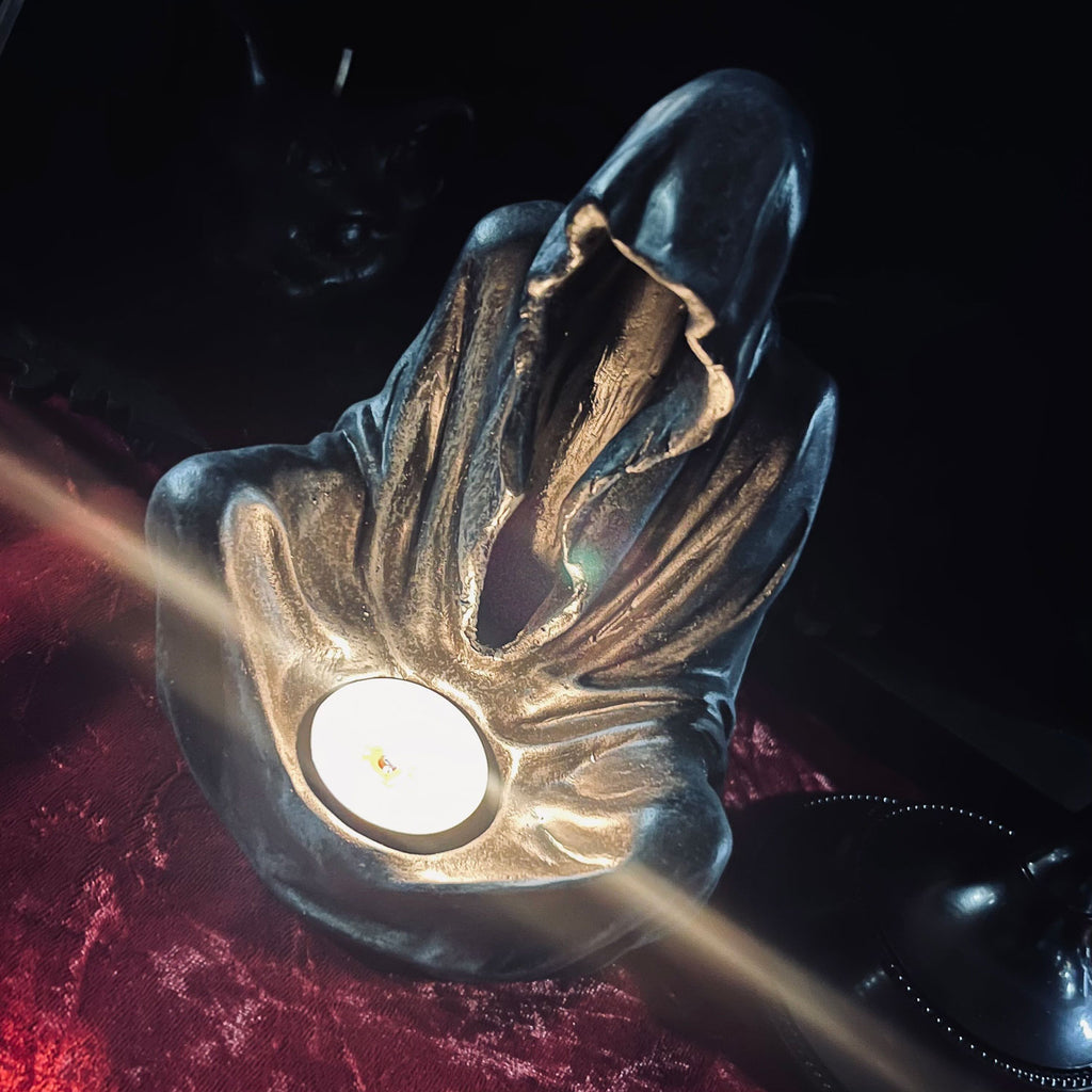 Final Flame Grim Reaper Tea-Light Candle Ornament