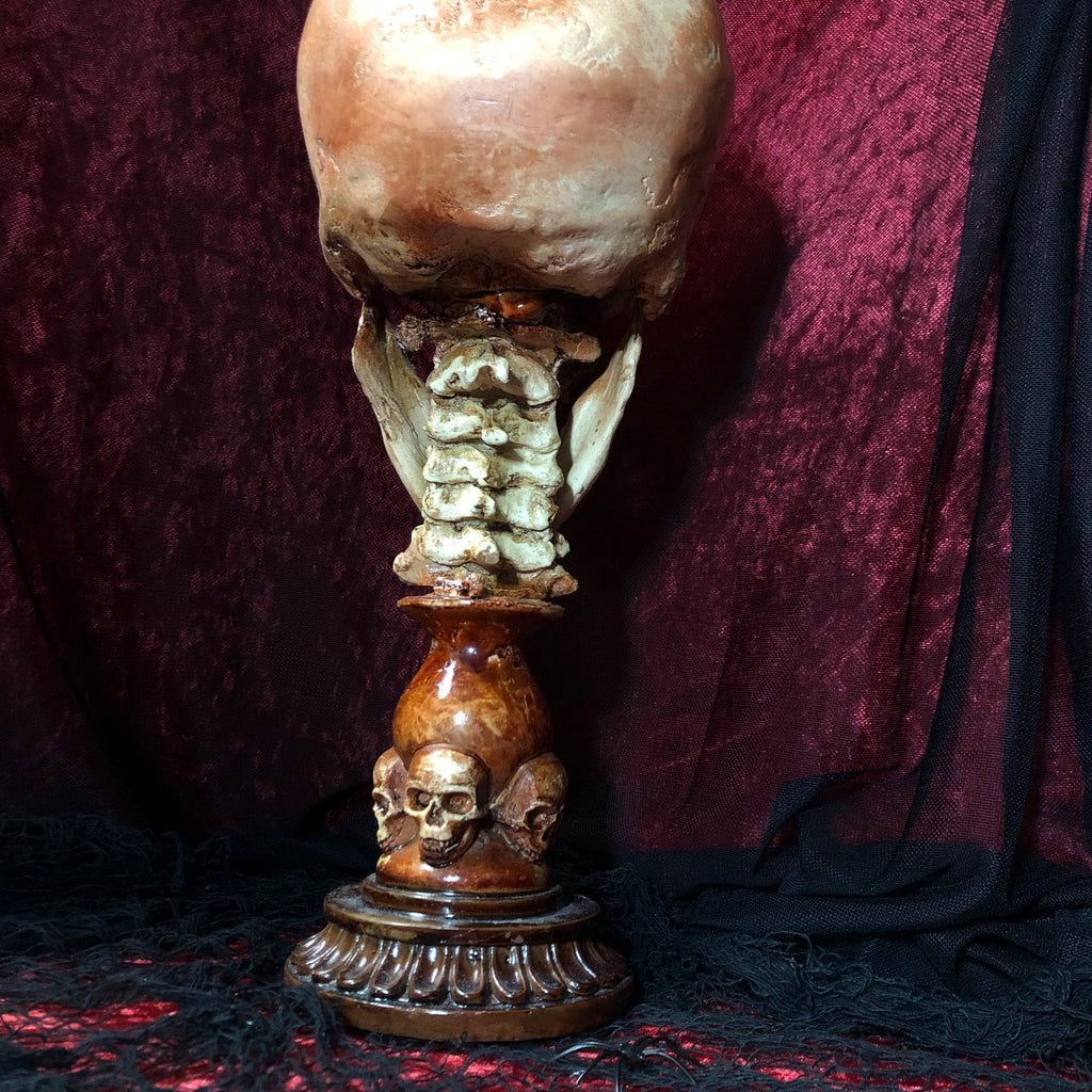The Count Skull Statue