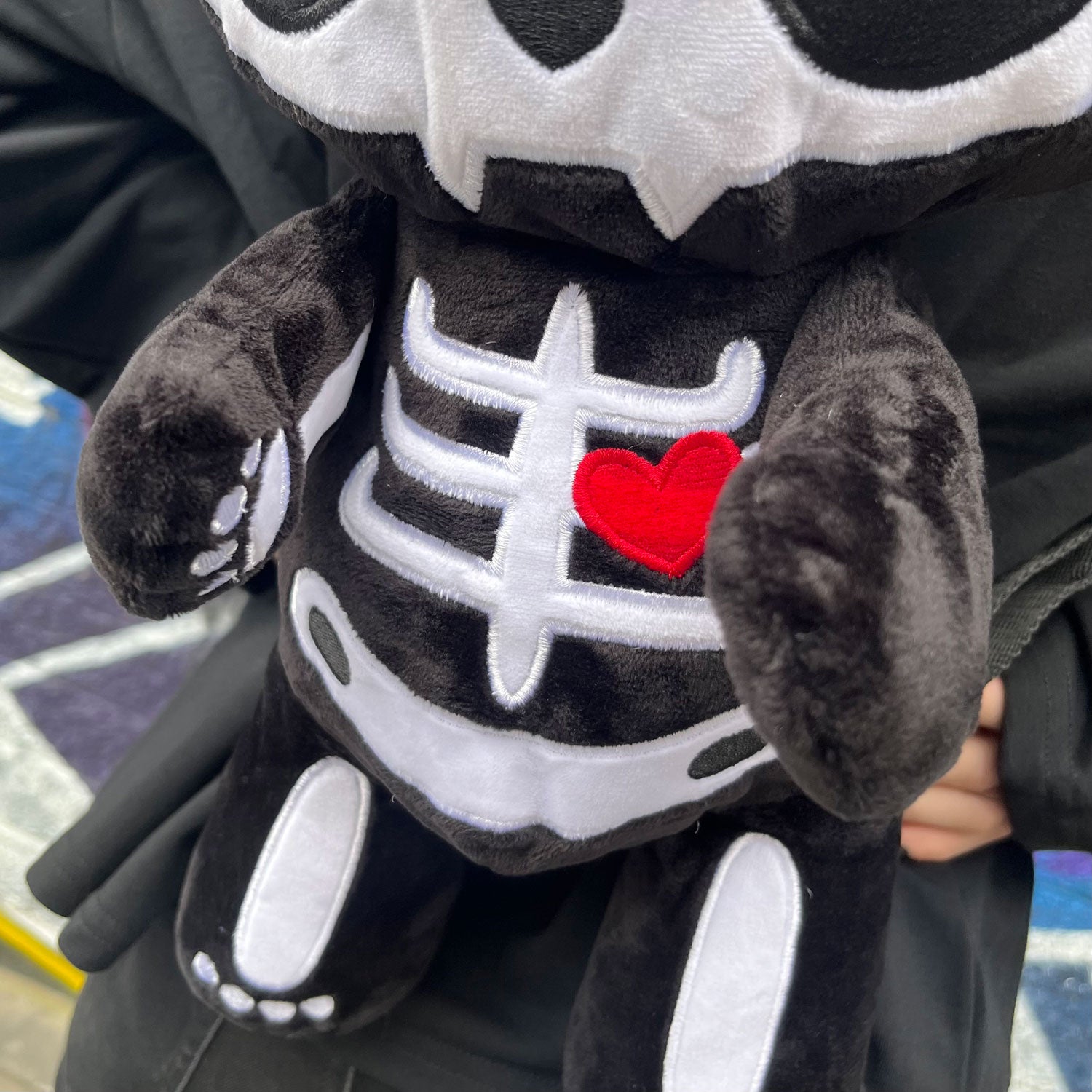 Skele Kitty Plushy Cat Backpack