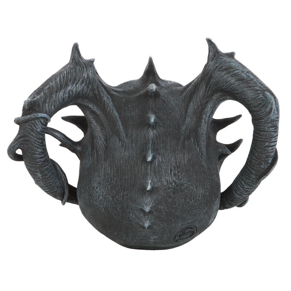 Deathly Embers Skull Ornament