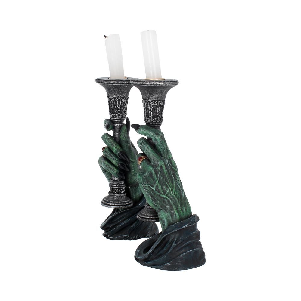 Light of Darkness Witch Candle Holder Duo