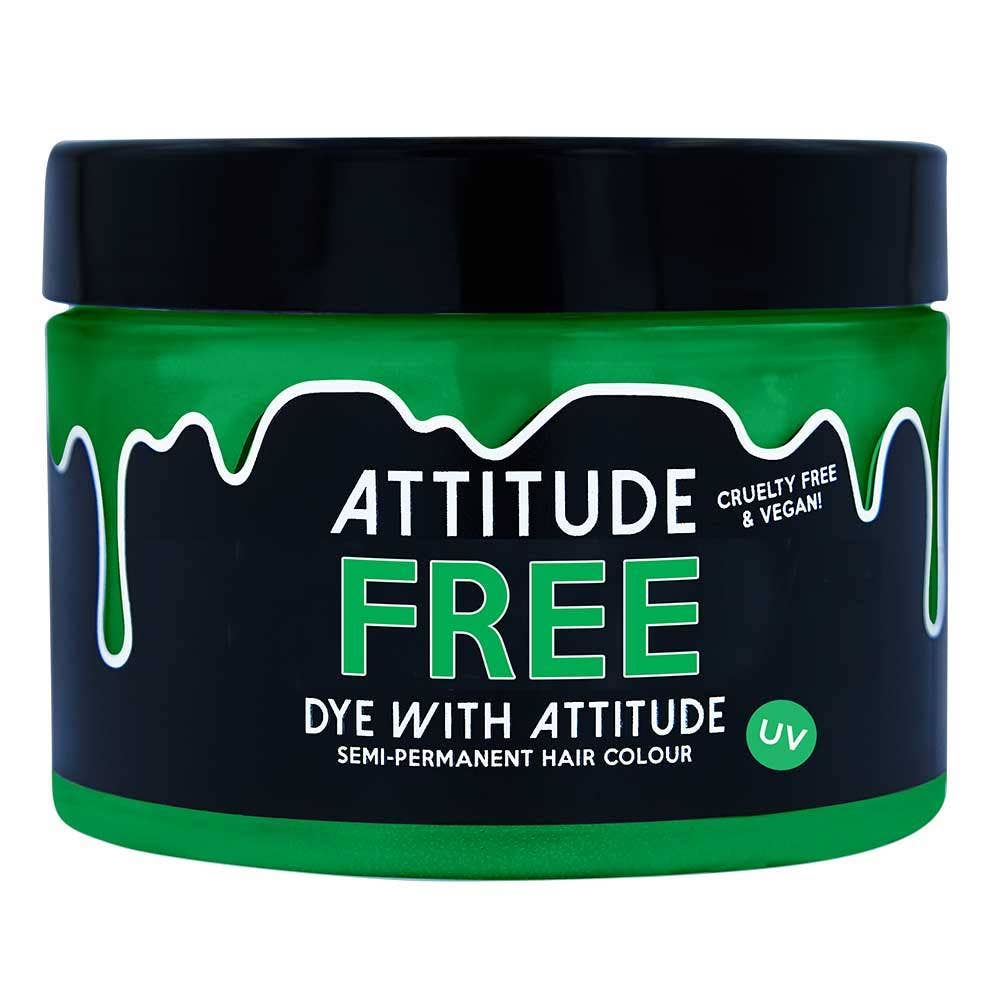 Free UV Green Attitude Hair Dye