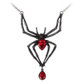 Black Widow Spider Necklace