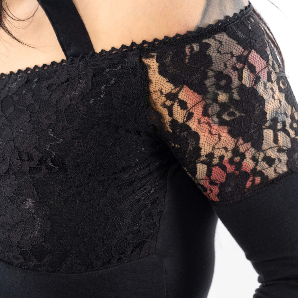 Katriel Lace Peeker Top