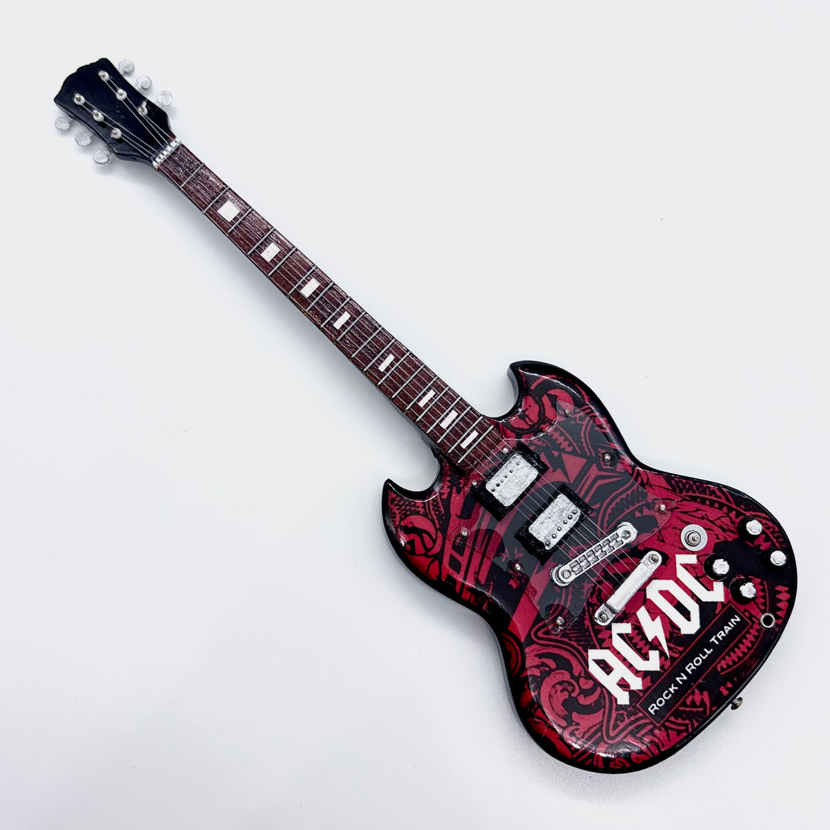 AC/DC Rock n Roll Train Mini Replica Guitar