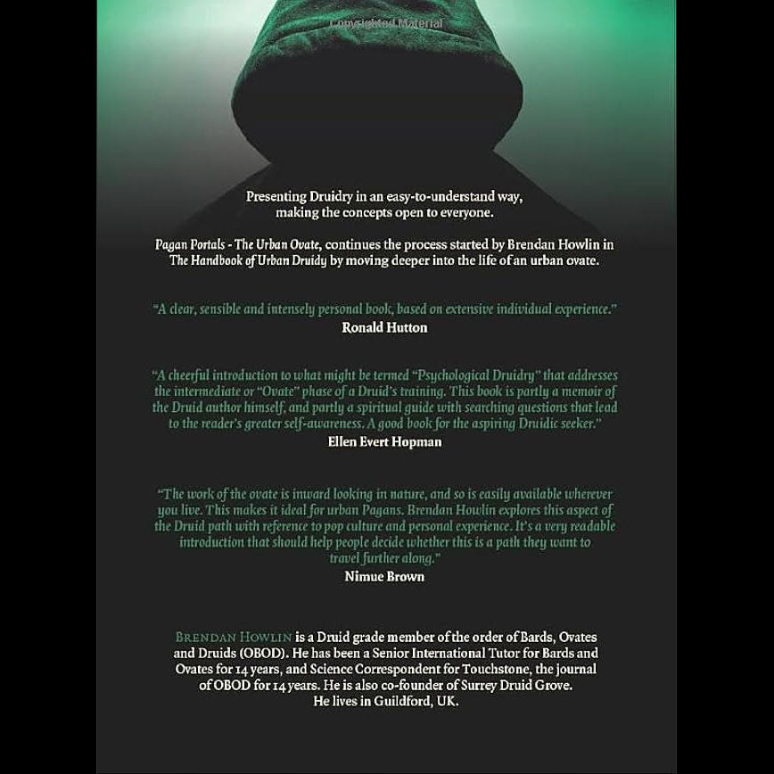 Pagan Portals : The Urban Ovate Softcover Book