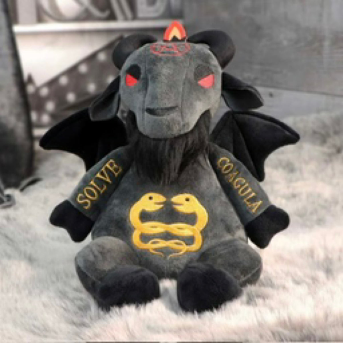 Fluffy Fiends Mini Baphomet Plush Toy