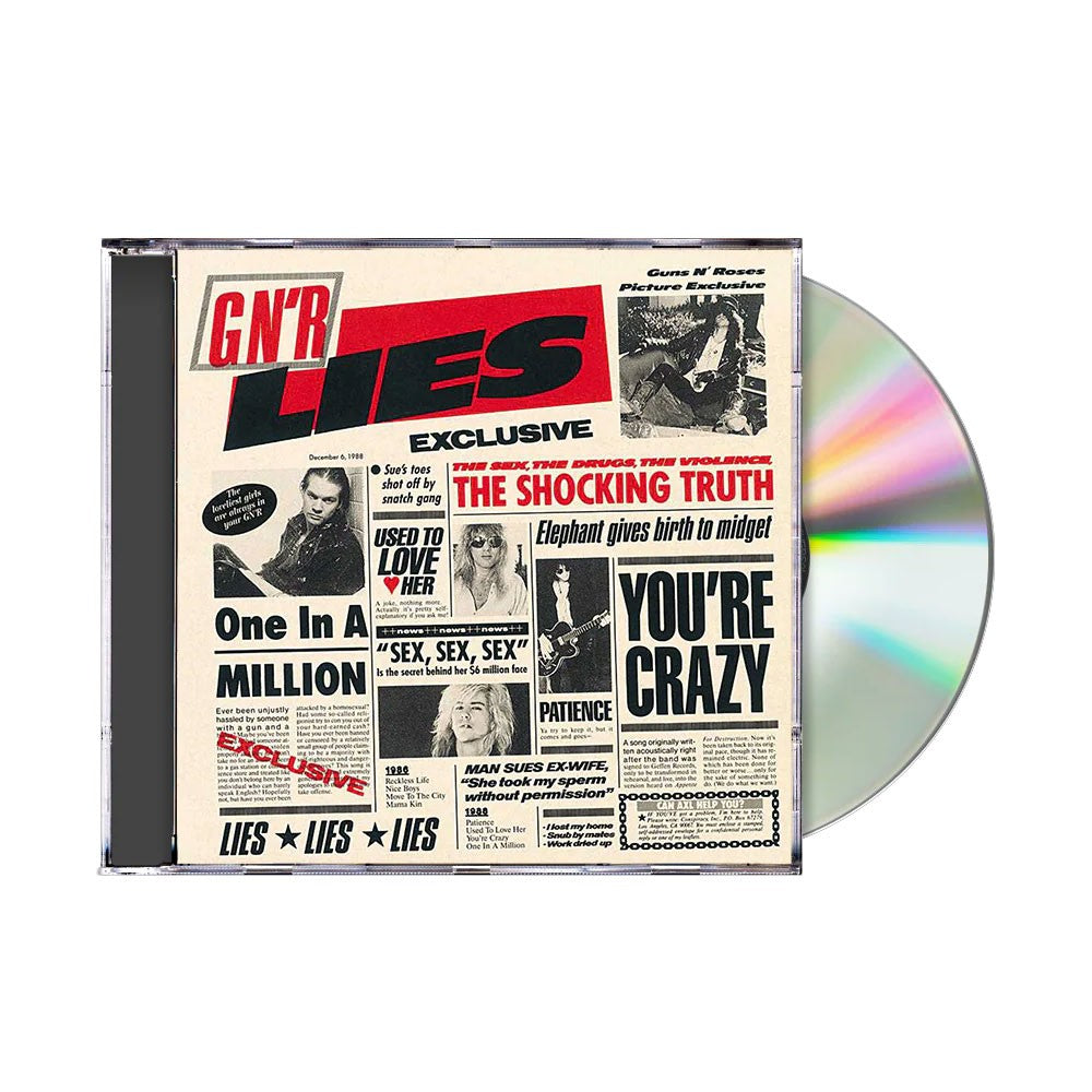 GUNS 'N' ROSES (GNR): GN'R Lies CD