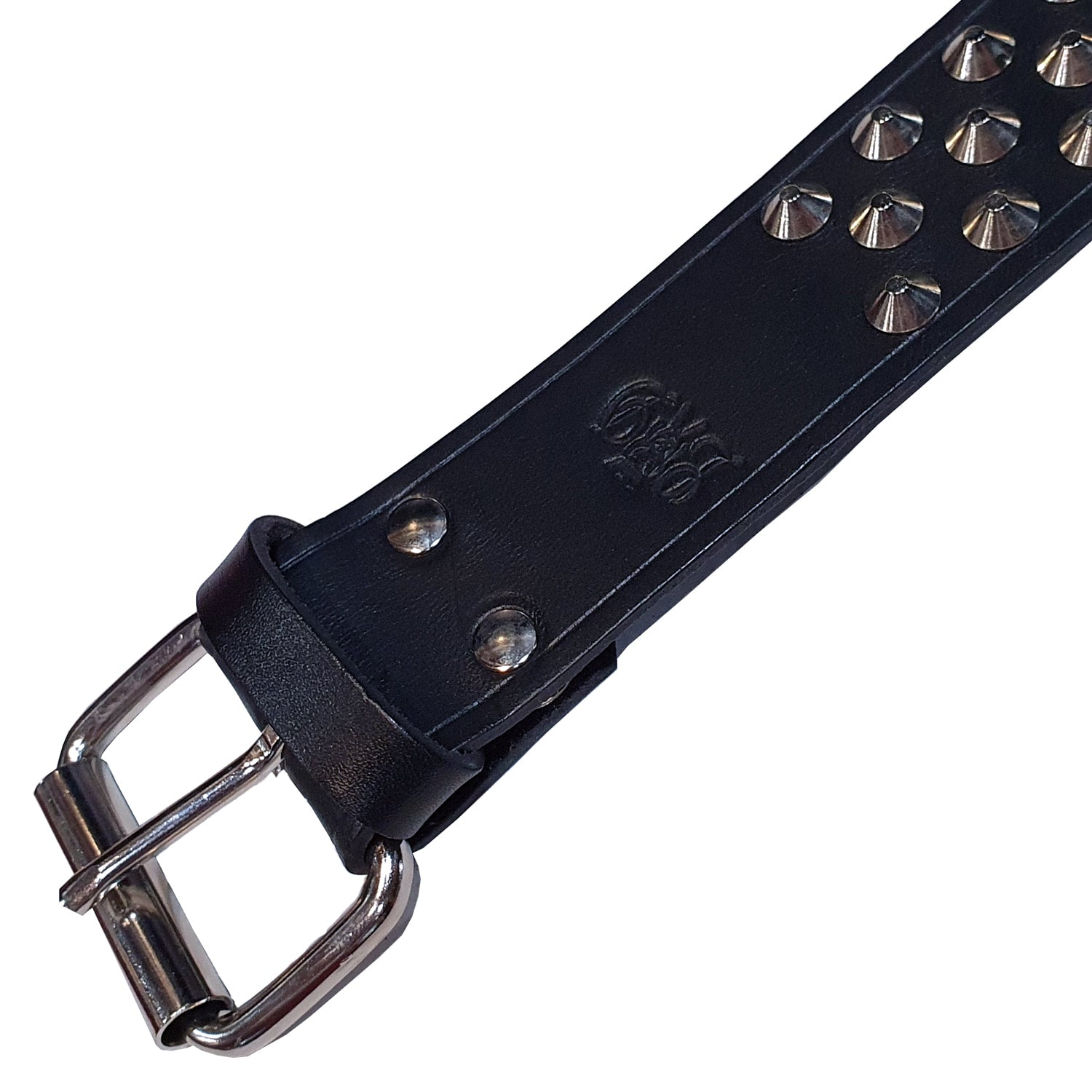 Heavy Duty Leather Studded Belt Australian Made