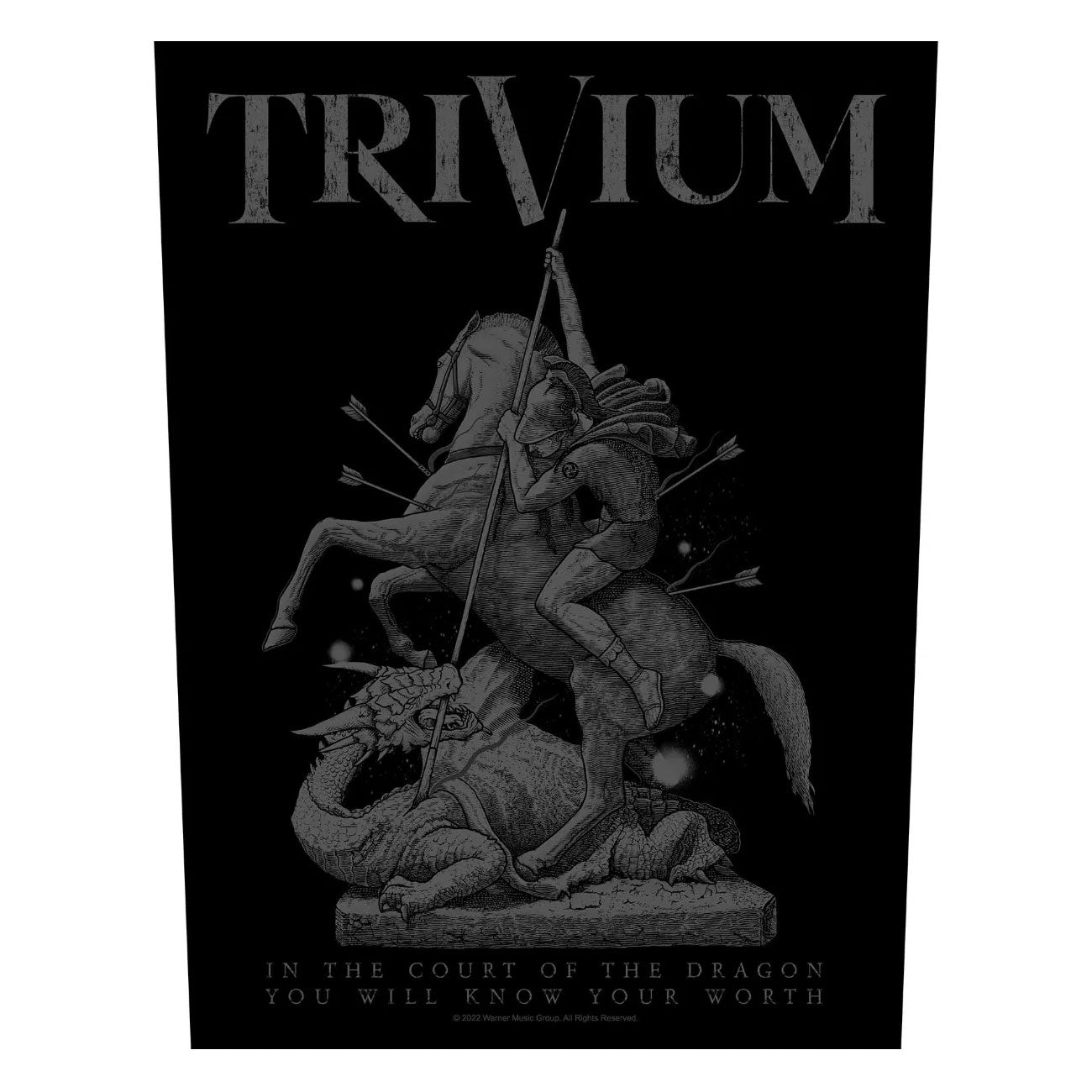 TRIVIUM In the Court of the Dragon Back Patch