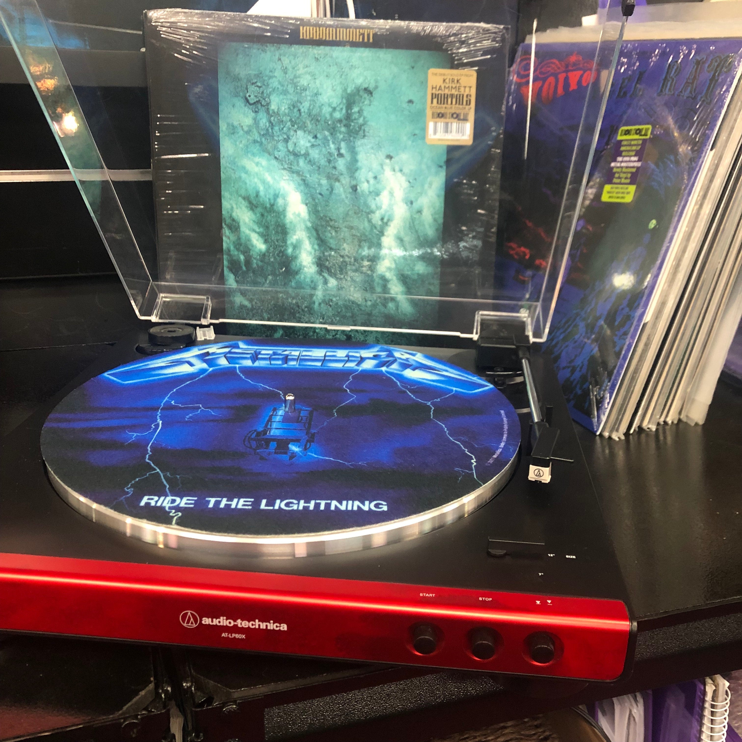 METALLICA Ride the Lightning - Record Turntable Slip Mat