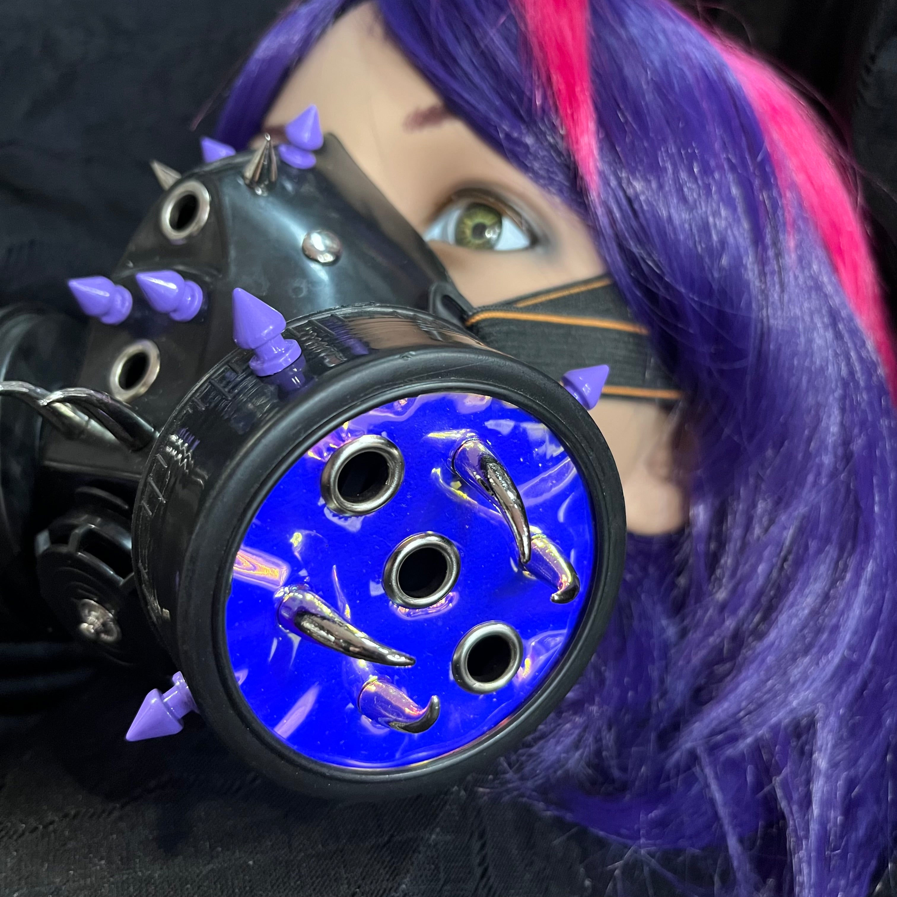 Venom Ring Cybergoth Gas Mask