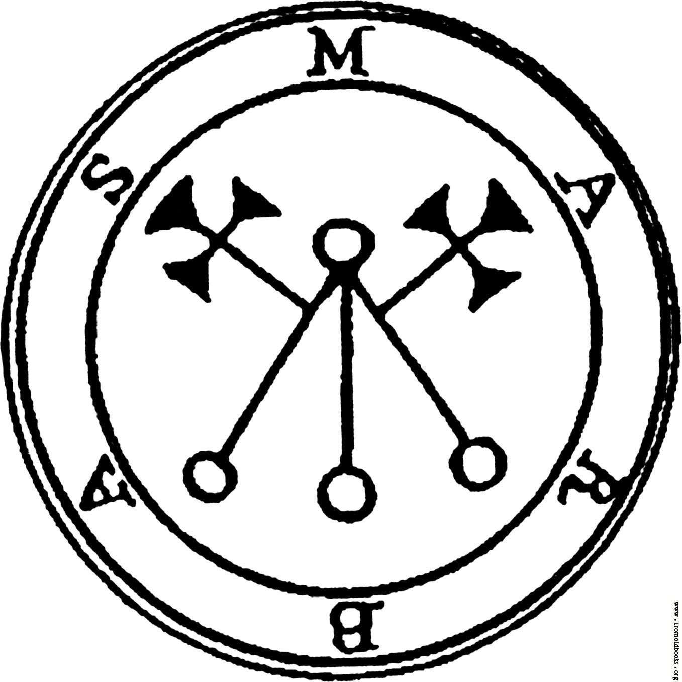 Marbas Great President of Hell Goetia Sigil Necklace
