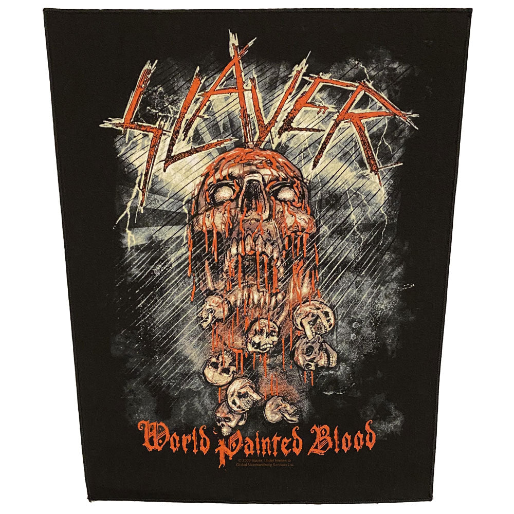 SLAYER World Painted Blood Back Patch