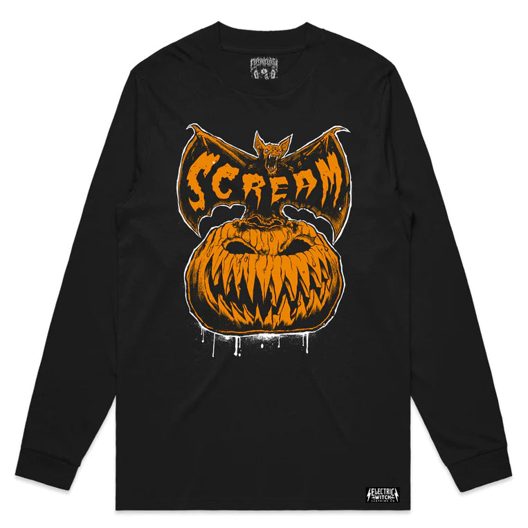 Hallows Scream Long Sleeve Tee