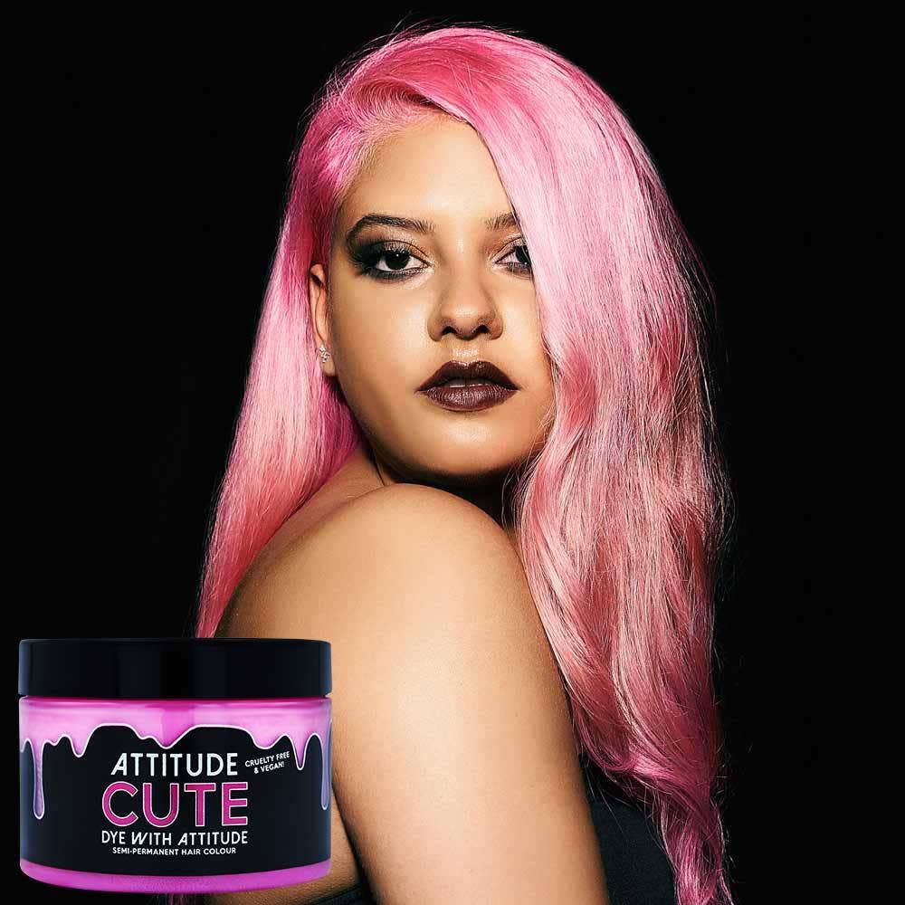 Cute Pastel Pink Attitude Hair Dye